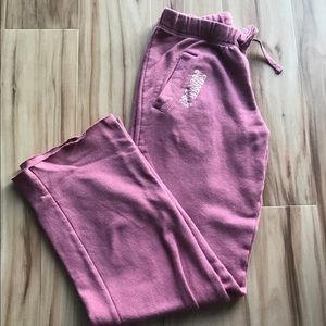 Pink sweatpants